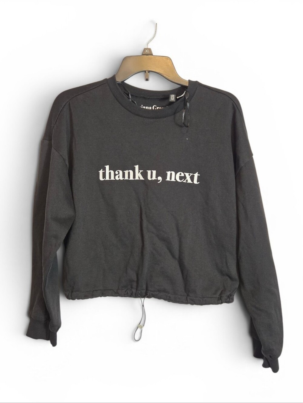 Ariana Grande Thank U Next Cropped Sweatshirt H&M Size Small